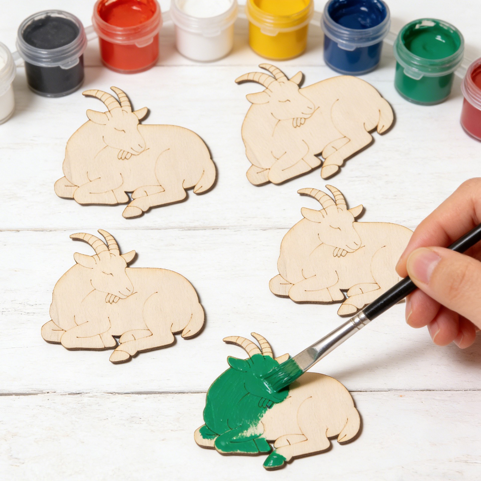 10pcs/set Unfinished Wood Shee - Art Crafting บทวิจารณ์และราคา