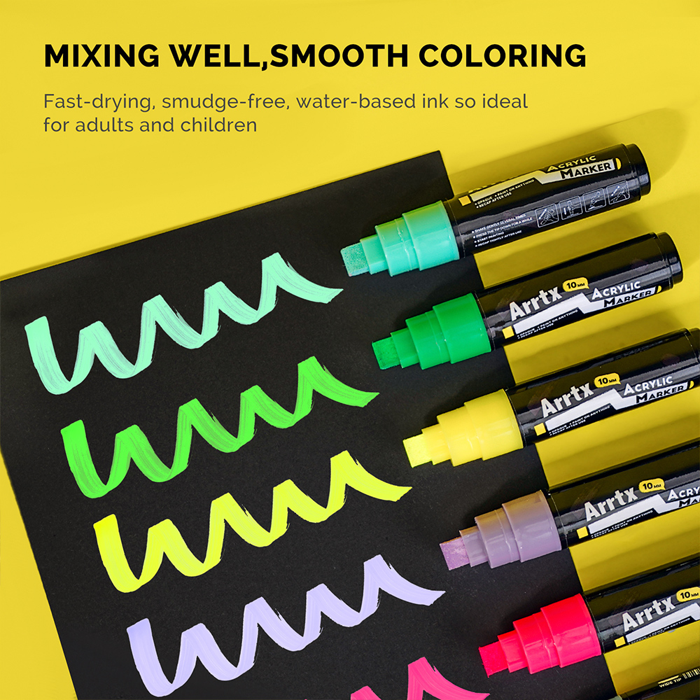 Arrtx Acrylic Paint Markers, 1 - Art Craft Jumbo บทวิจารณ์และราคา