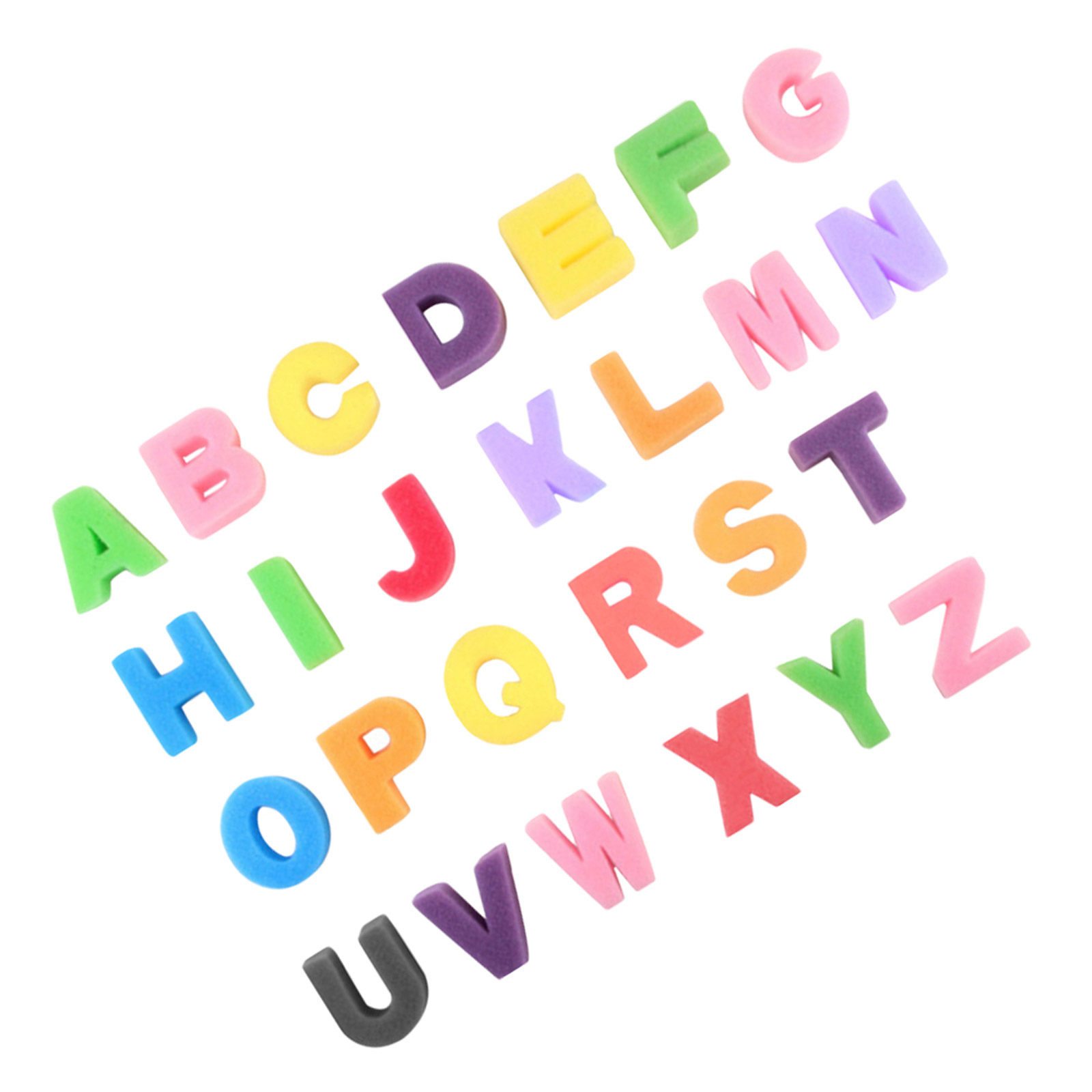 26Pcs Alphabet Sponge Stamps K - Art Craft Education บทวิจารณ์และราคา