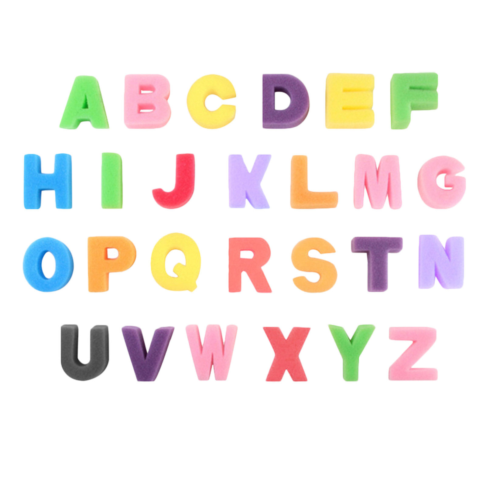 26Pcs Alphabet Sponge Stamps K - Art Craft Education บทวิจารณ์และราคา