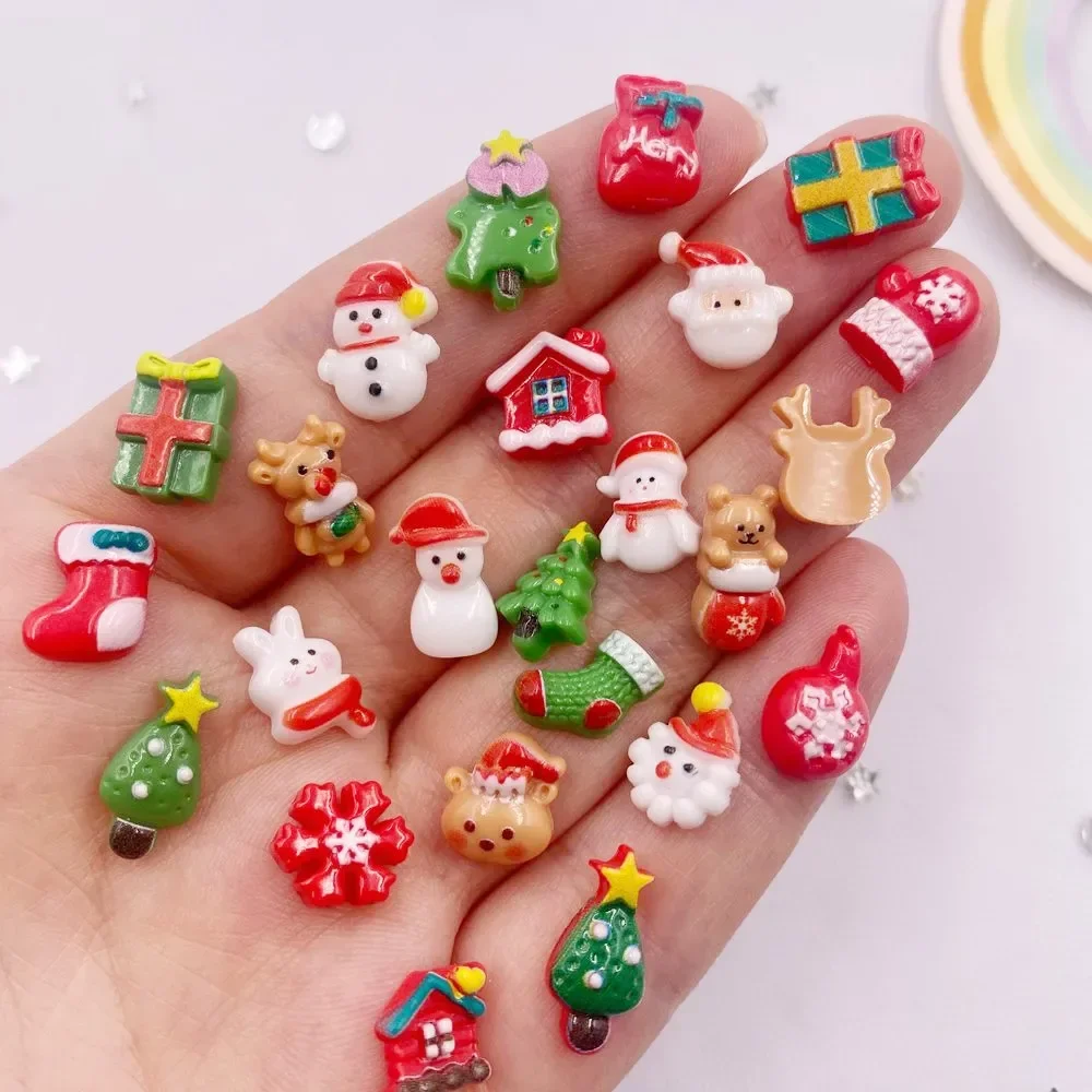 50pcs Resin Mini Colorful Chri - Art Craft Christmas Tree บทวิจารณ์และราคา