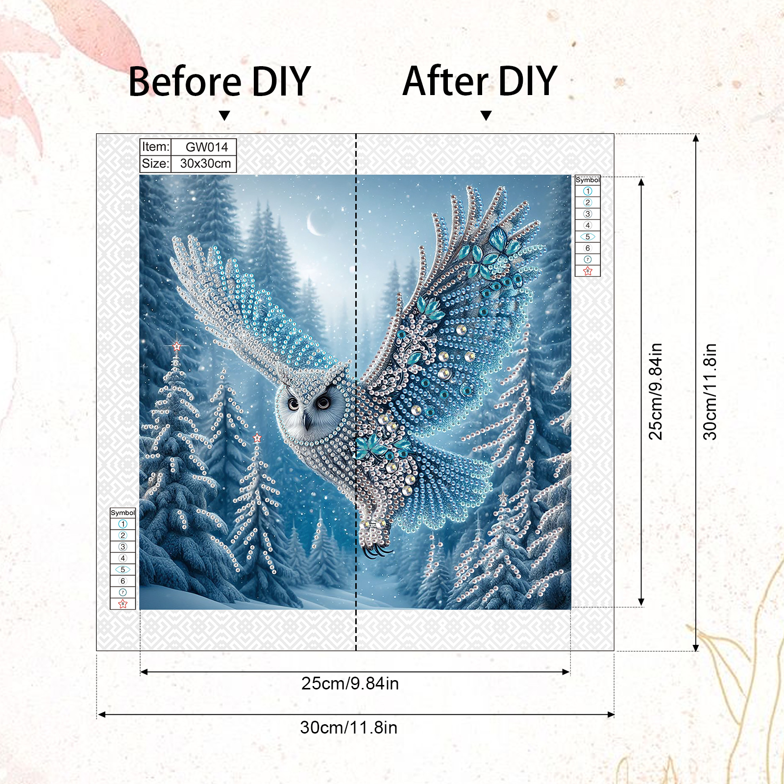 5D DIY Diamond Painting Kit Ow - Art Craft Things บทวิจารณ์และราคา