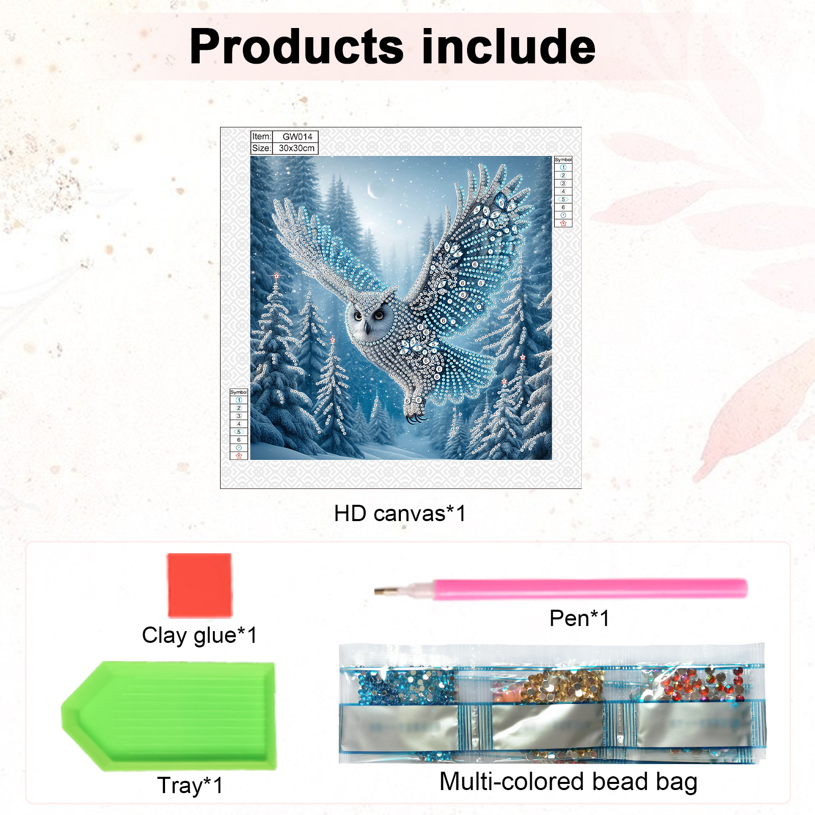5D DIY Diamond Painting Kit Ow - Art Craft Things บทวิจารณ์และราคา