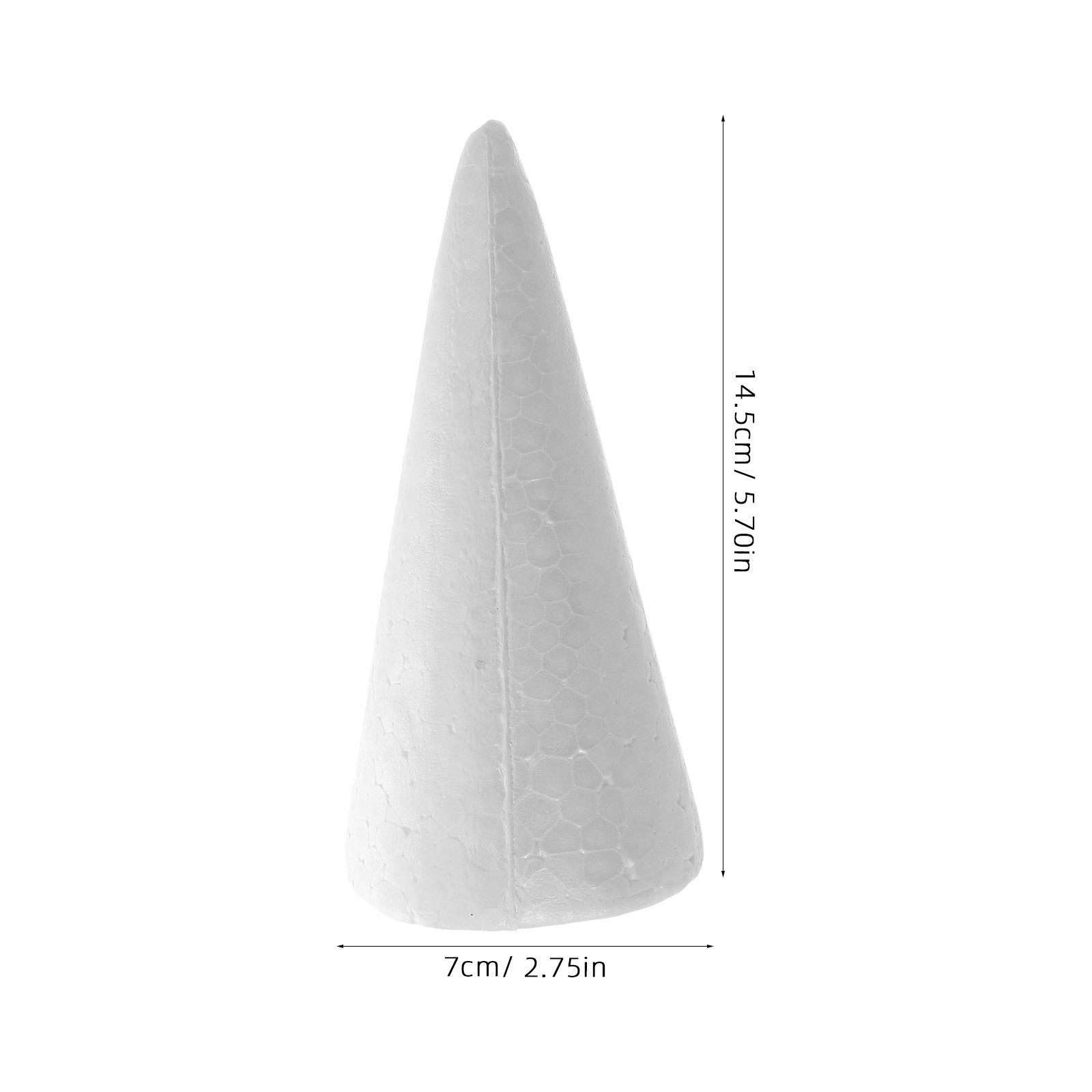 12pcs Foam Cones 15Cm White Di - Art Craft Education บทวิจารณ์และราคา