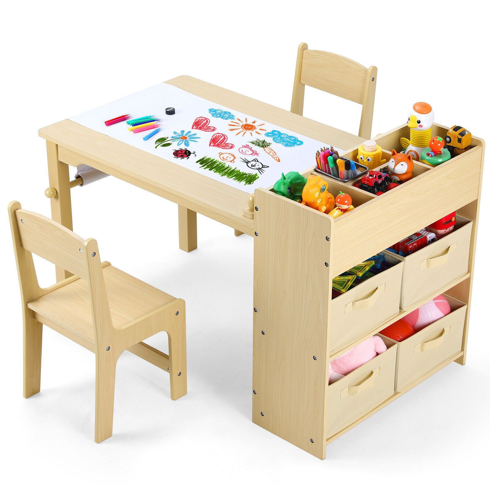 Kids Art Table and Chair Set w - Art X Craft บทวิจารณ์และราคา