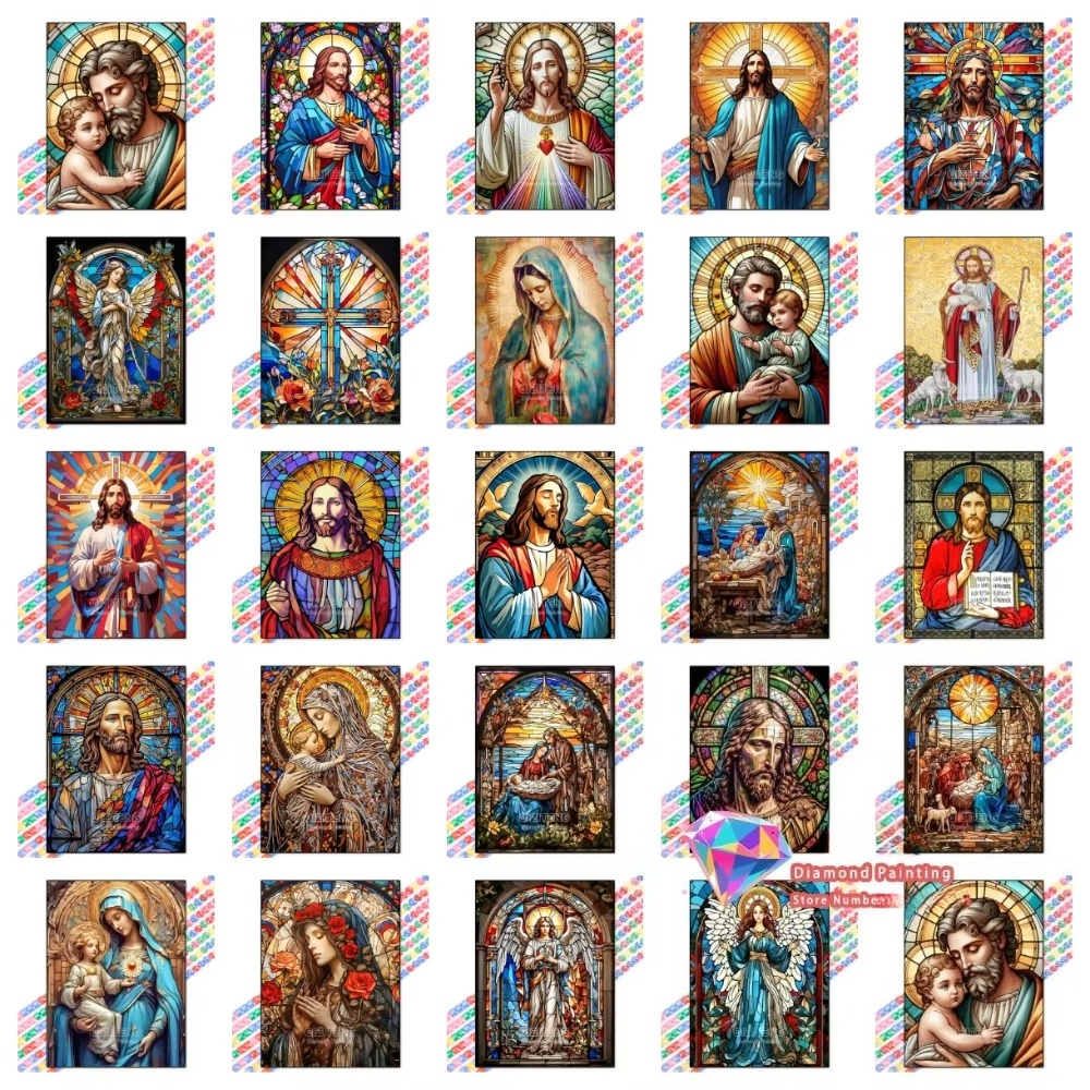 1PC frameless Easter Jesus Squ - Art Craft Things บทวิจารณ์และราคา