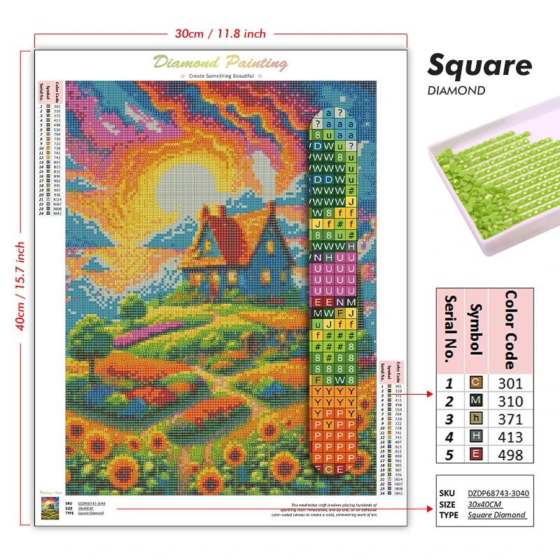 1PC frameless Easter Jesus Squ - Art Craft Things บทวิจารณ์และราคา