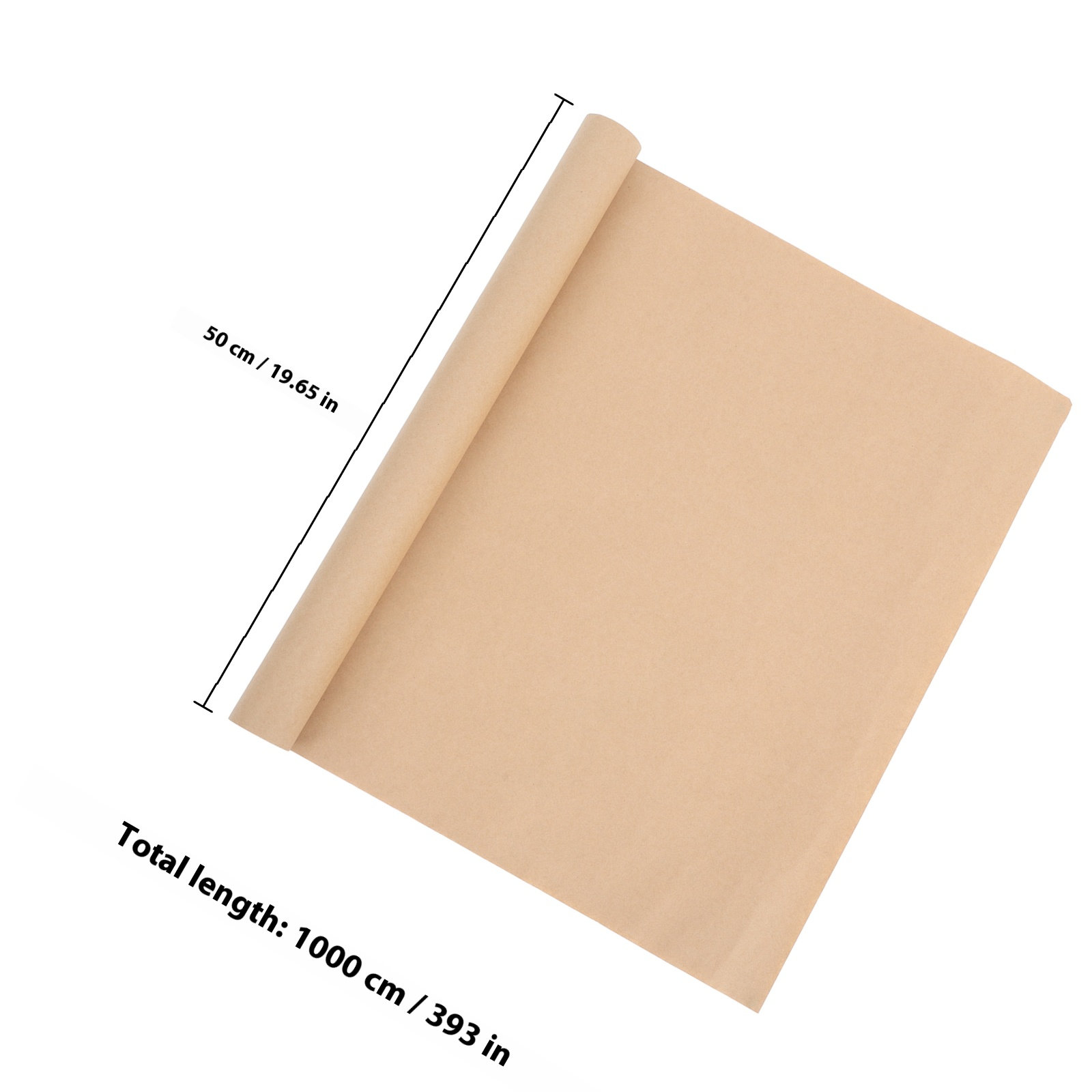 Large Brown Kraft Paper Roll f - Art Craft Flower Making บทวิจารณ์และราคา