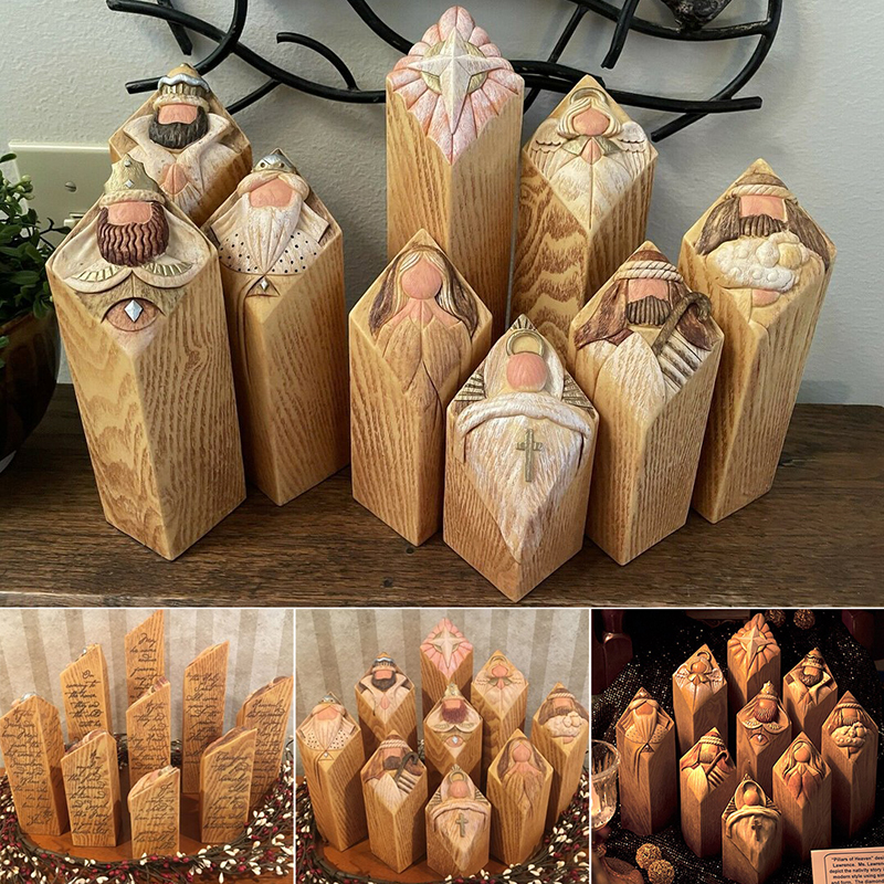 Heaven Nativity Tree Pillar St - Art Craft Christmas Tree บทวิจารณ์และราคา