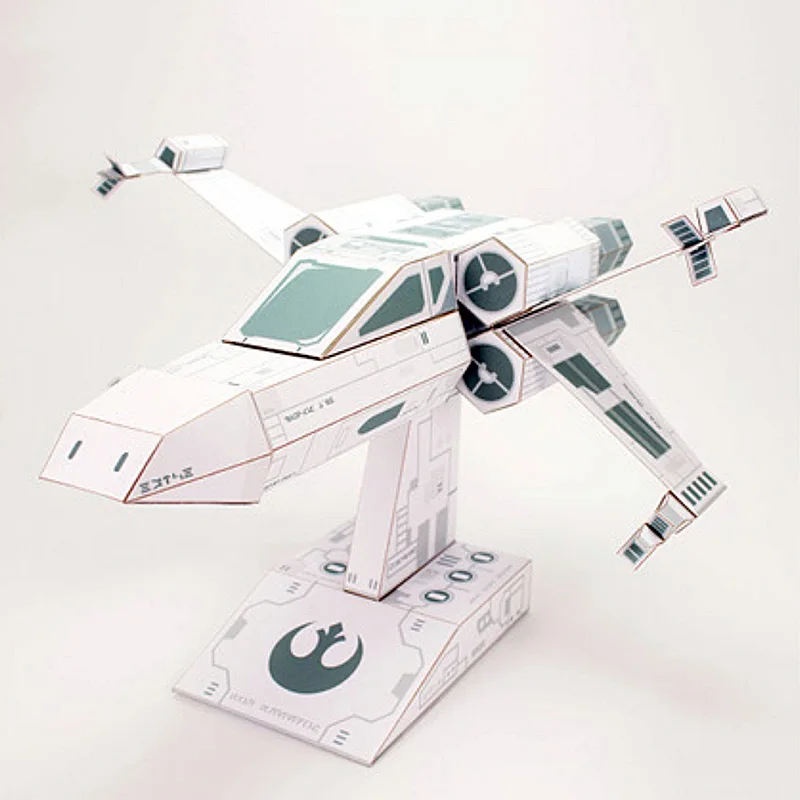 X-WING Fighter White Paper Mod - Art X Craft บทวิจารณ์และราคา